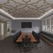 Ekena Millwork 66 56W x 66 56H x 38T Large Laird Decorative Fretwork Wood Ceiling Panels, Wood Paint Grade CELW67X67X0375LRDMF - alternate 9